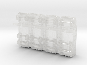 Mowag Duro 3P 6x6 in Clear Ultra Fine Detail Plastic: 6mm