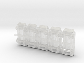 Pegaso BLR in Clear Ultra Fine Detail Plastic: 6mm