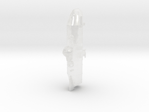 sub Trieste bathyscaphe in Clear Ultra Fine Detail Plastic: 6mm