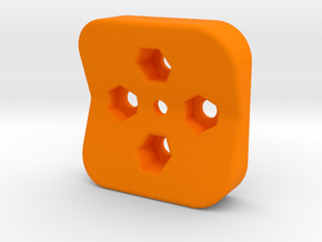Bracket for Philips Hue Play lightbar in Orange Processed Versatile Plastic