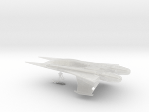 Star Jet Pod Fighter Armed 1:200th scale W Details in Clear Ultra Fine Detail Plastic