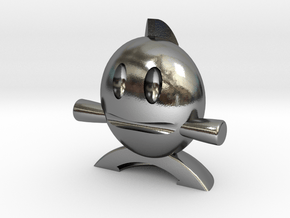 Eggy Man 01 in Polished Silver