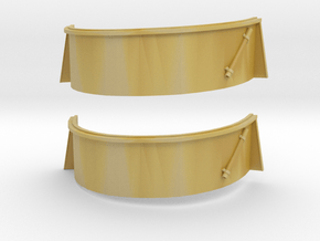1/96 USN South Dakota 20mm tub1 Set in Tan Fine Detail Plastic