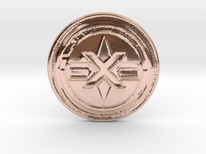 X Metals Collection Coin NON OFFICIAL COIN in 9K Rose Gold 