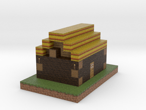 Minecraft Godes Pioner House  in Matte High Definition Full Color