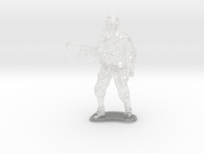 Combat - Saunders - 1.6 inches in Clear Ultra Fine Detail Plastic