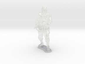 Combat - Kirby - 1.6 inches in Clear Ultra Fine Detail Plastic
