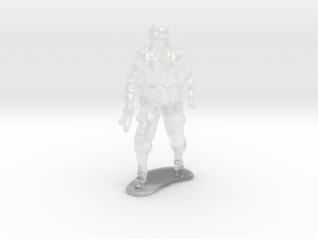 Combat - Little John - 1.62 inches in Clear Ultra Fine Detail Plastic