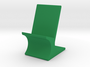 Card Deck Display 01 in Green Smooth Versatile Plastic
