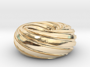 clockwise one way abha whole 85 x 85 x 35 mm in 14k Gold Plated Brass