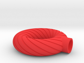 whirpool ring with cap for stone 1 in Red Smooth Versatile Plastic