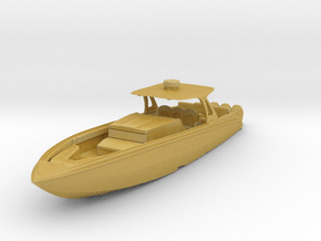 1/87 Speedboat "Cigarette Open 42" waterline model in Tan Fine Detail Plastic
