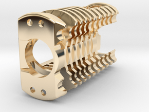 KR Knight AS2 - Master Chassis - Part4 in 14k Gold Plated Brass