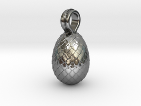 Dragon Egg Game of Thrones Pandora Charm in Polished Silver