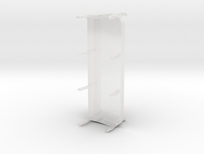 1:48 Miniature Duncan Phyfe Sofa 02 in Clear Ultra Fine Detail Plastic