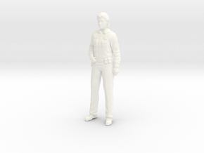 The Wraith - Female Police Officer in White Processed Versatile Plastic