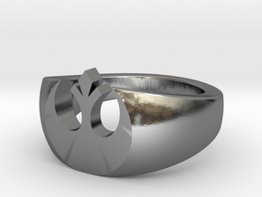 sw rebel ring v2 in Polished Silver
