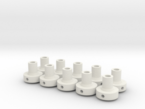 shapeways-4mm-v6-probe in White Natural Versatile Plastic