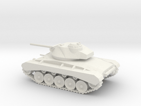 1/87 Scale M24 Chaffee Tank in White Natural Versatile Plastic