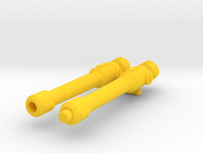 TF Micromaster Powerpunch Replacement Cannon set in Yellow Smooth Versatile Plastic