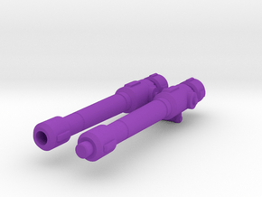 TF Micromaster Powerpunch Replacement Cannon set in Purple Smooth Versatile Plastic