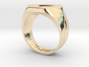Magic Pinky Ring  in 14k Gold Plated Brass