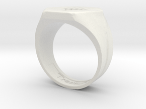 Magic Pinky Ring  in White Natural Versatile Plastic