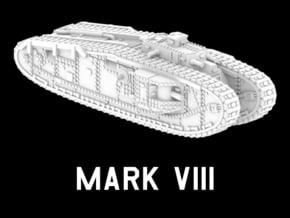 Mark VIII in White Natural Versatile Plastic: 1:220 - Z