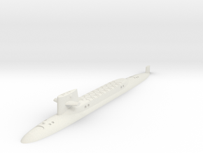 USS George Washington SSBN-598 waterline in Basic Nylon Plastic: 1:350
