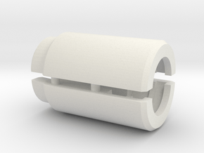 3.5mm 4-pole Male Plug Holder SIMPLE in Basic Nylon Plastic