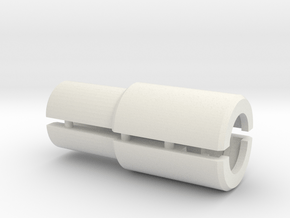 3.5mm 4-pole Male Plug Holder HS in Basic Nylon Plastic