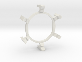 HILT GX16/MT30 Connector Holder 1" Gate Ring in Basic Nylon Plastic
