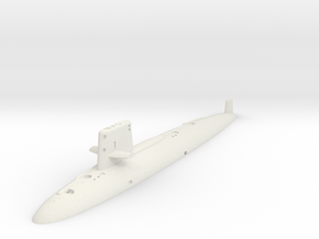 USS Skipjack SSN-585 waterline in Basic Nylon Plastic: 1:350