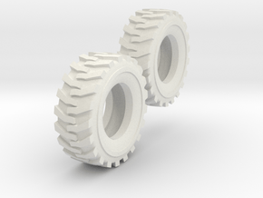 1:64 scale 12-16.5 Skid Steer Tires in Basic Nylon Plastic