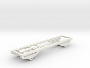 1/64 scale 4x4 Pickup Truck Frame and suspension in Basic Nylon Plastic
