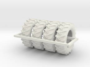 1/64 480/70r34 R1 X 4 Tractor Tires in Basic Nylon Plastic