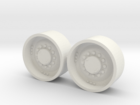 1/64 34" Mfwd Wheel  pair in Basic Nylon Plastic