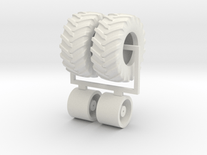 1/64 620/75r30 wheels and tires  in Basic Nylon Plastic