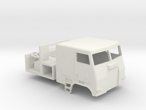 1/72  Freightliner cabover FL86 with interior in Basic Nylon Plastic