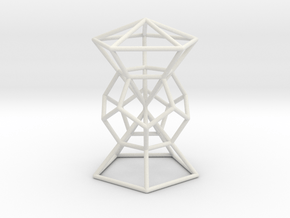 Infinity Heart (Cage) in Basic Nylon Plastic