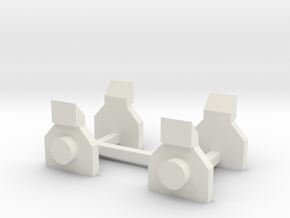 HO/OO Bearing Box set of 4 in Basic Nylon Plastic