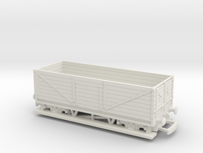 HO/OO LWB Long 7-plank wagon S1 face Bachmann in Basic Nylon Plastic