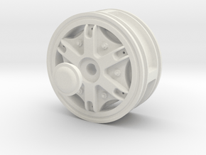 Wheel-Front-Hex-drive in Basic Nylon Plastic