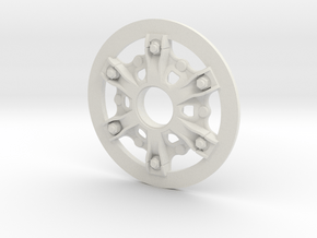 Disk-wheel-OD100mm in Basic Nylon Plastic