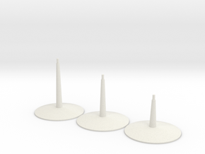 Medium Flying Stands (3) in Basic Nylon Plastic