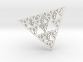 Sierpinski Tetrahedron in Basic Nylon Plastic