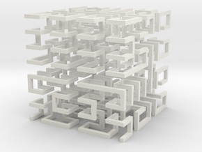Hilbert Cube in Basic Nylon Plastic