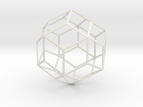 Rhombic Triacontahedron in Basic Nylon Plastic