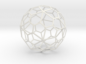 Pentagonal Hexecontahedron in Basic Nylon Plastic