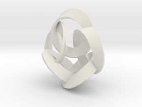 5 Twisted Loops Earring in Basic Nylon Plastic